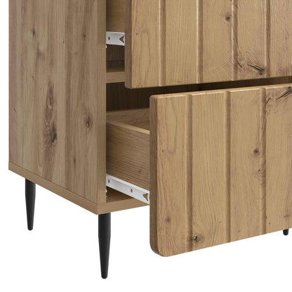 Armadio da Notte Rovere Artigianale 43 x 34,5 x 49,5 cm | homemem39
