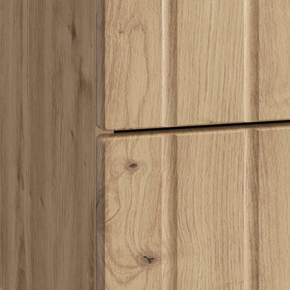 Armadio da Notte 2 pcs Rovere Artigianale 43 x 34,5 x 49,5 cm | homemem39