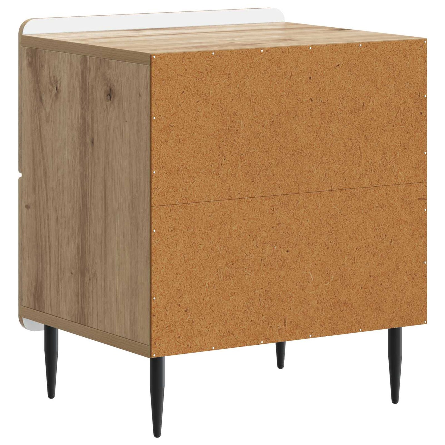 Armadio da Notte 2 pcs Rovere Artigianale 43 x 34,5 x 49,5 cm | homemem39