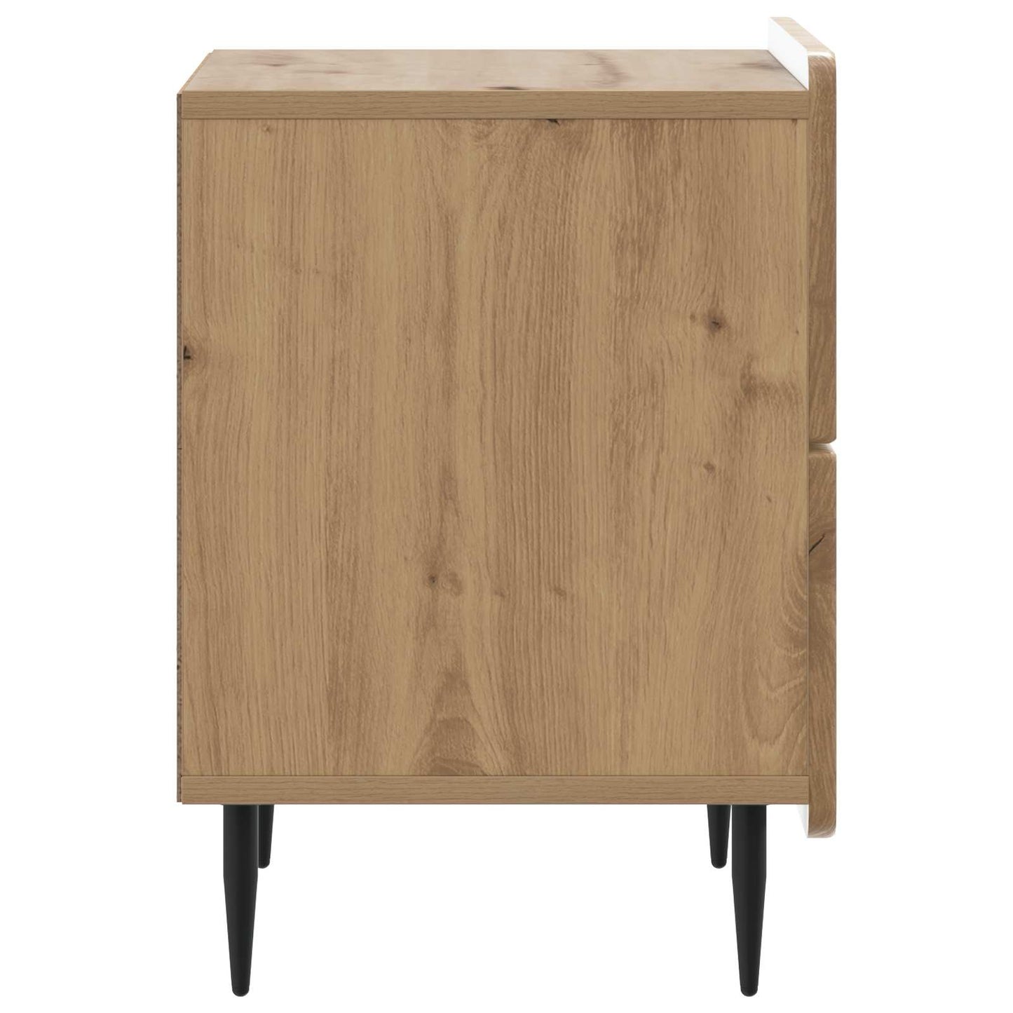 Armadio da Notte 2 pcs Rovere Artigianale 43 x 34,5 x 49,5 cm | homemem39