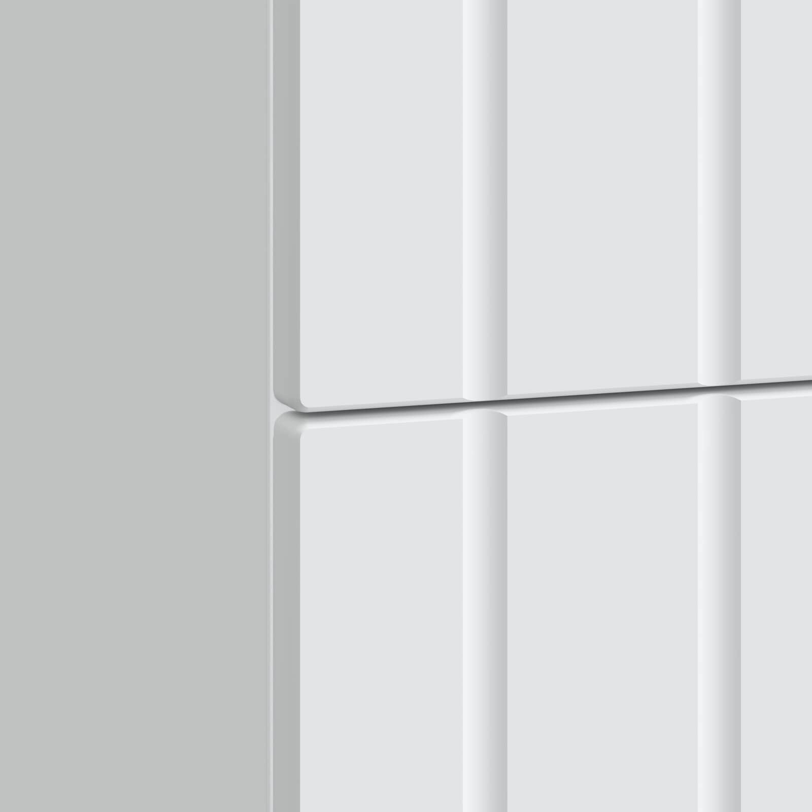Armadio da Notte con cassetto Bianco 62 x 34,5 x 49,5 cm | homemem39