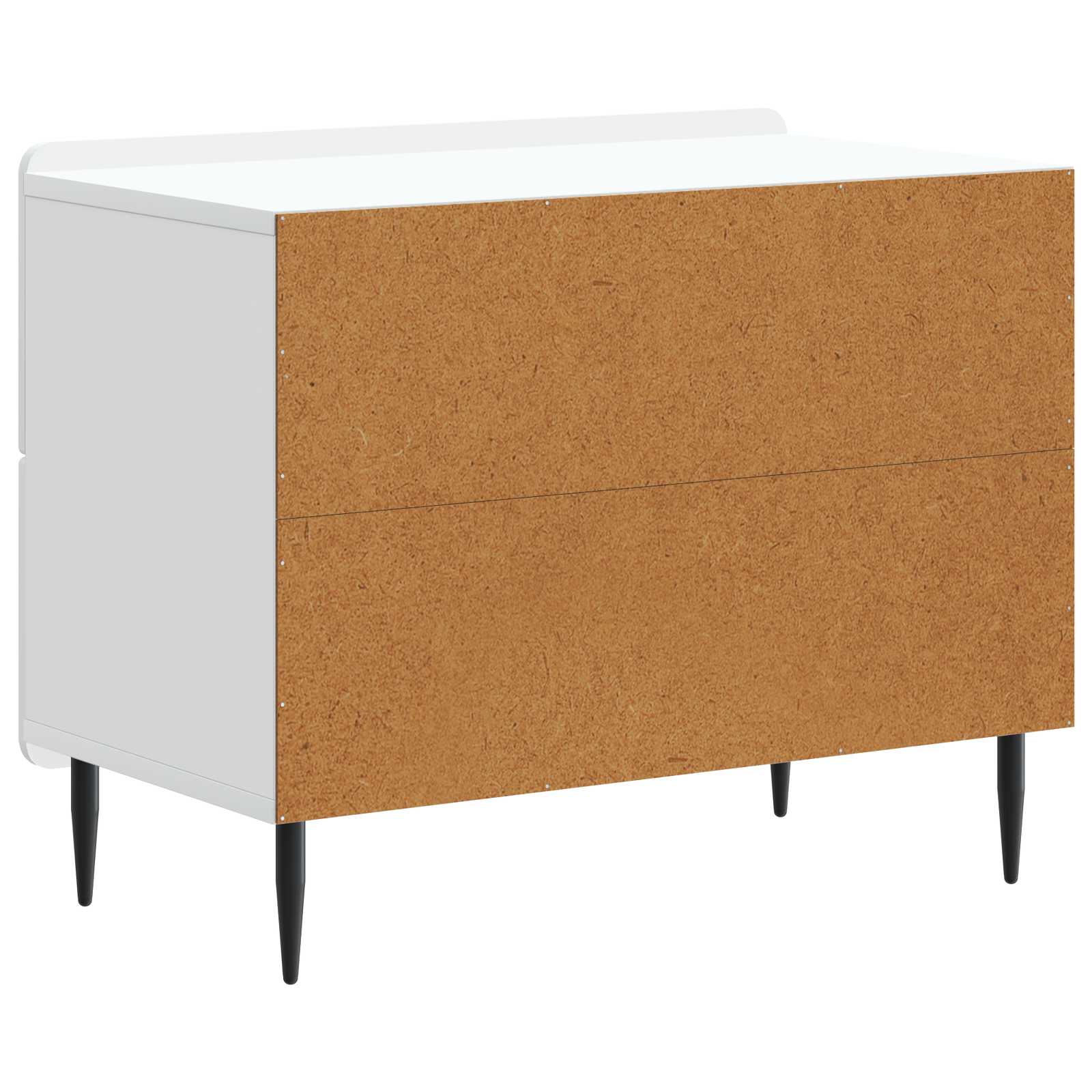 Armadio da Notte con cassetto Bianco 62 x 34,5 x 49,5 cm | homemem39