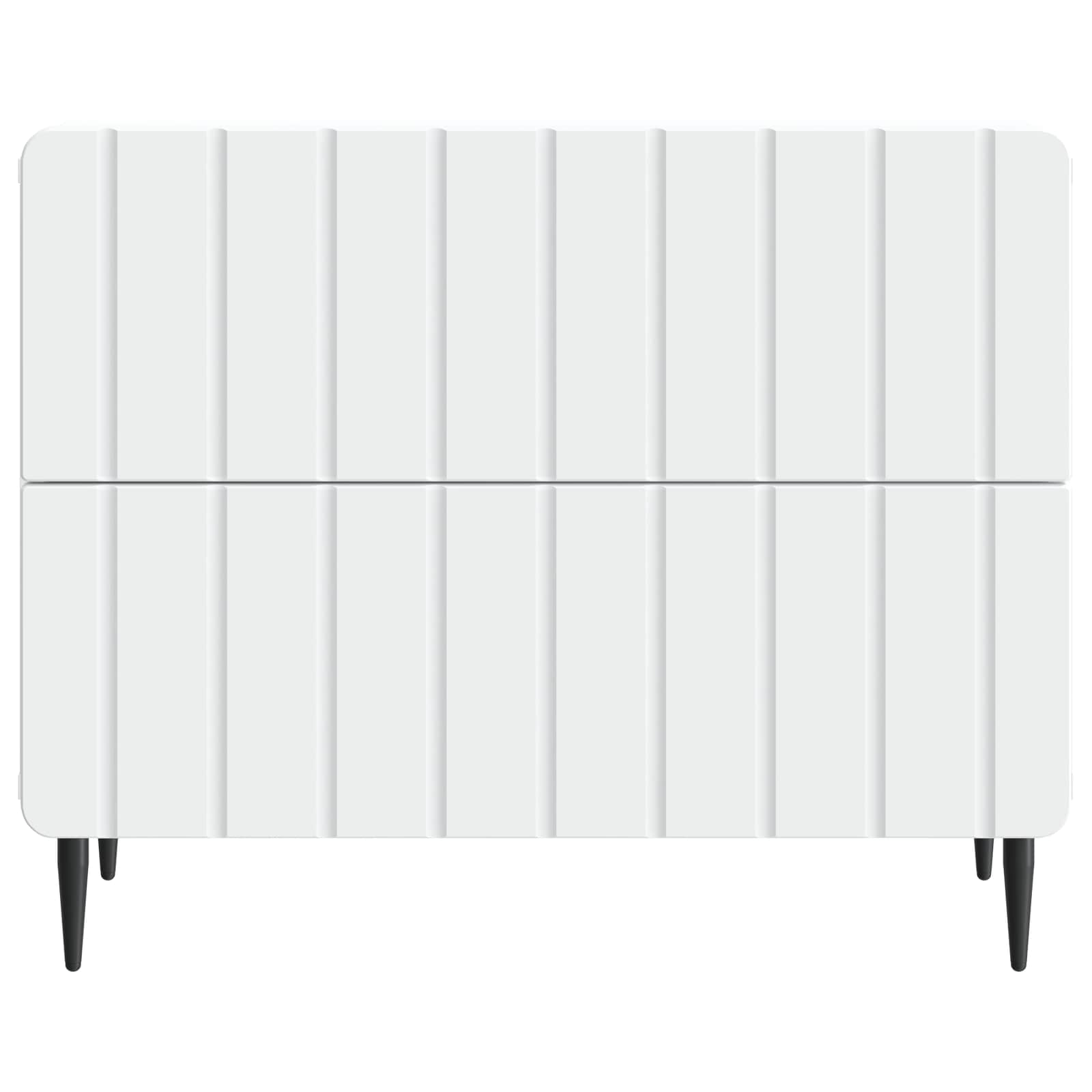 Armadio da Notte con cassetto Bianco 62 x 34,5 x 49,5 cm | homemem39