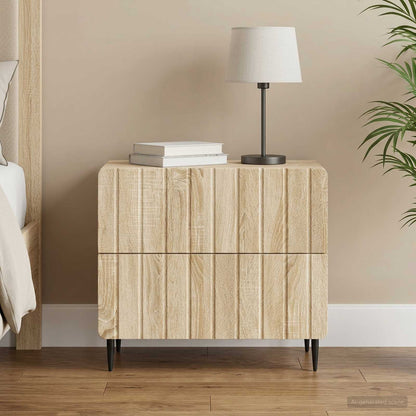Armadio da Notte con cassetto Rovere Sonoma 62 x 34,5 x 49,5 cm