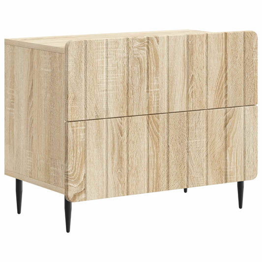 Armadio da Notte con cassetto Rovere Sonoma 62 x 34,5 x 49,5 cm