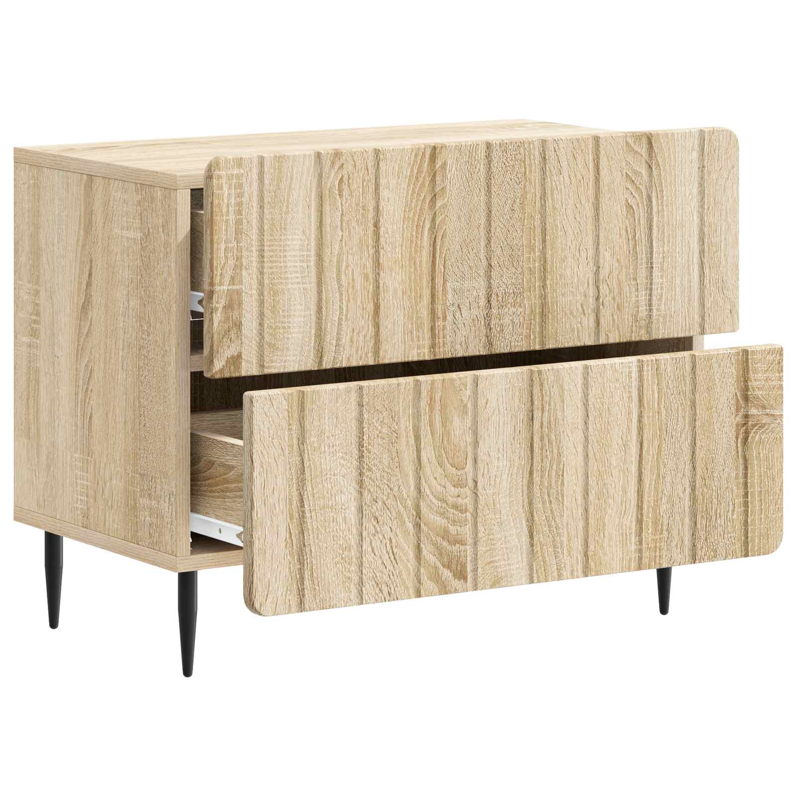 Armadio da Notte con cassetto Rovere Sonoma 62 x 34,5 x 49,5 cm | homemem39