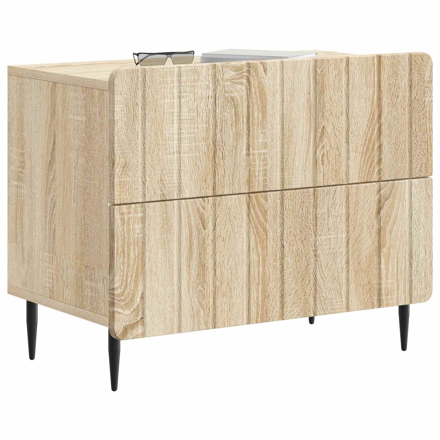 Armadio da Notte con cassetto Rovere Sonoma 62 x 34,5 x 49,5 cm | homemem39