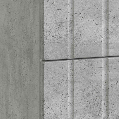 Armadio da Notte Grigio Cemento 62 x 34,5 x 49,5 cm | homemem39