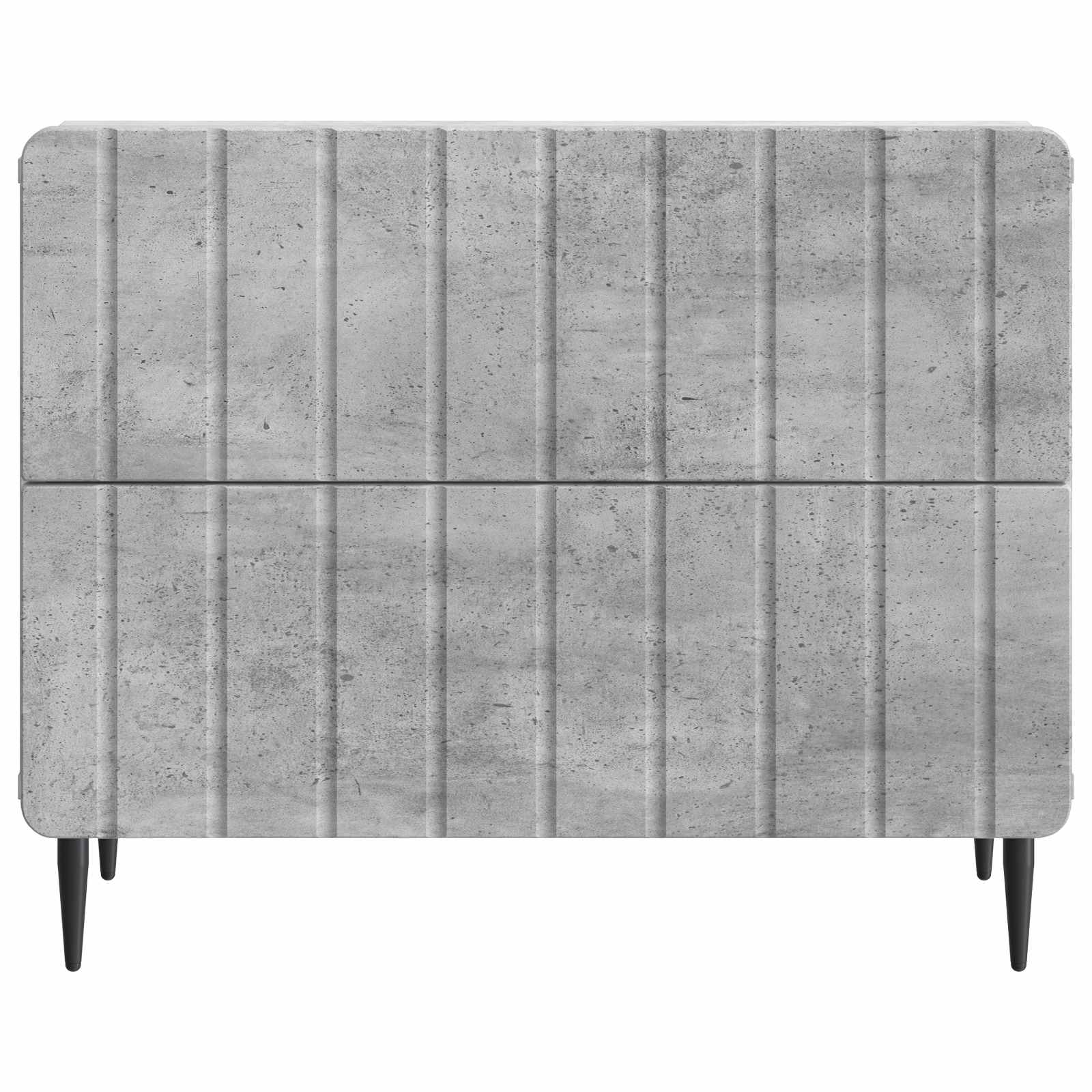 Armadio da Notte Grigio Cemento 62 x 34,5 x 49,5 cm | homemem39