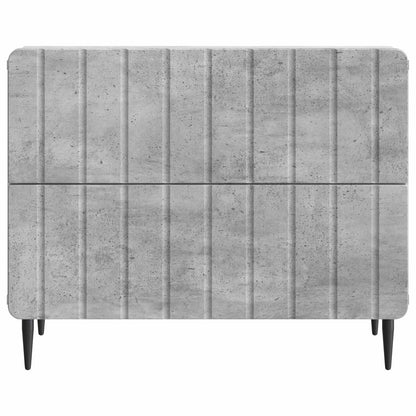 Armadio da Notte Grigio Cemento 62 x 34,5 x 49,5 cm | homemem39