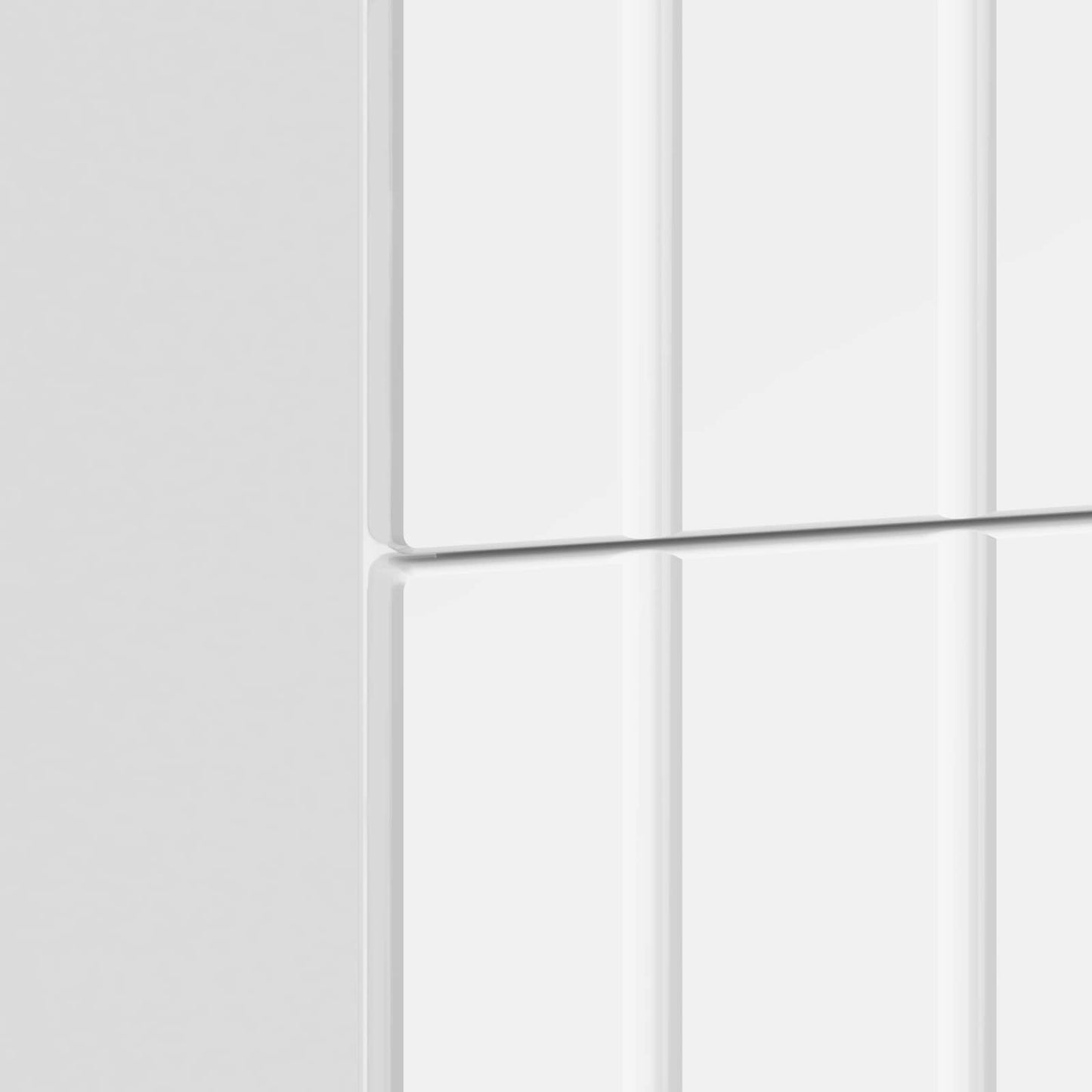 Armadio da Notte con cassetto Bianco Lucido 62 x 34,5 x 49,5 cm | homemem39