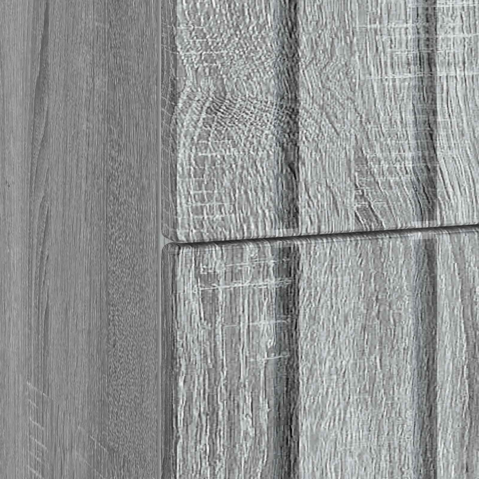 Armadio da Notte Grigio Sonoma 62 x 34,5 x 49,5 cm | homemem39