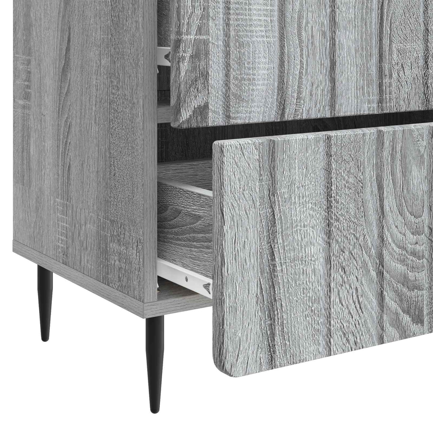 Armadio da Notte Grigio Sonoma 62 x 34,5 x 49,5 cm | homemem39