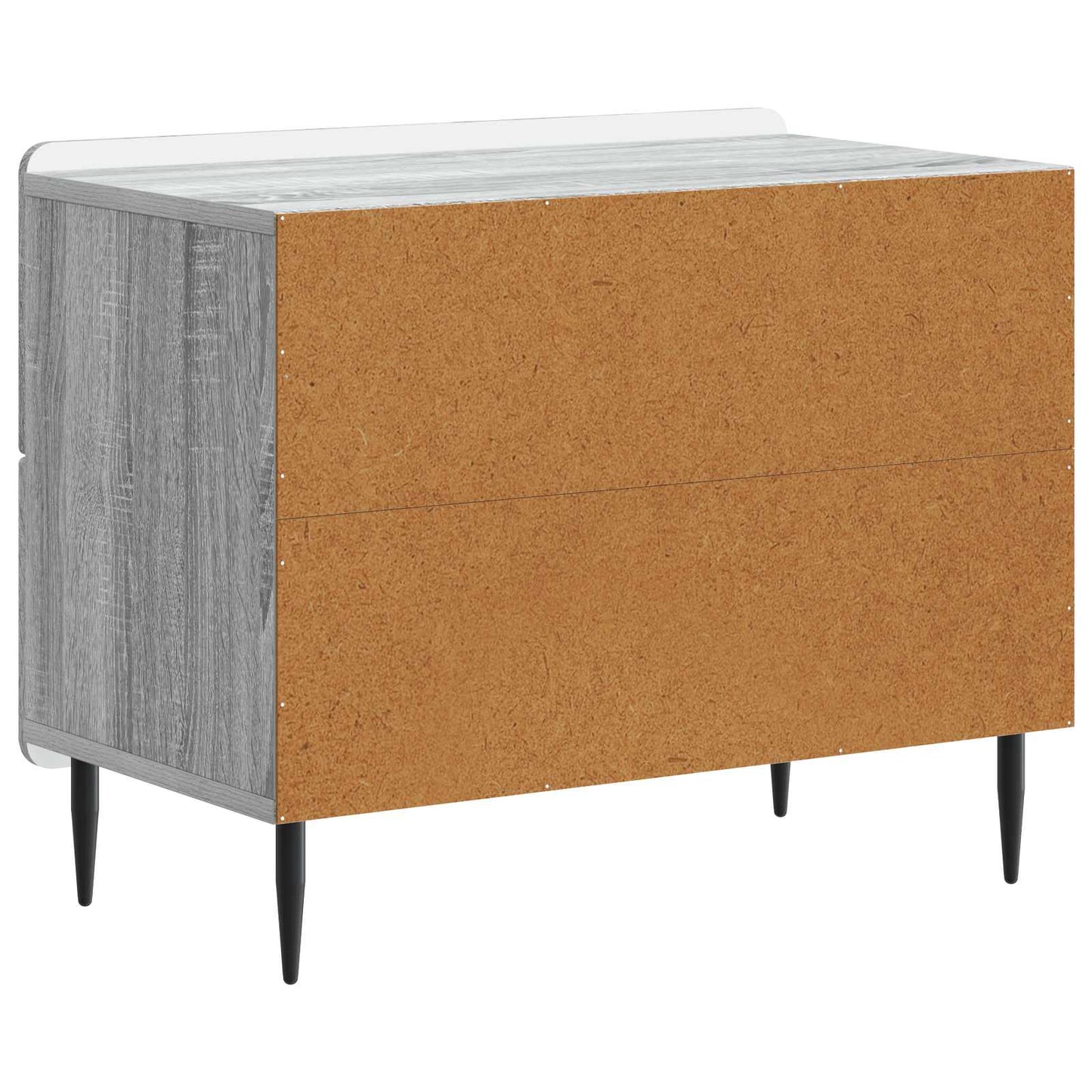 Armadio da Notte Grigio Sonoma 62 x 34,5 x 49,5 cm | homemem39