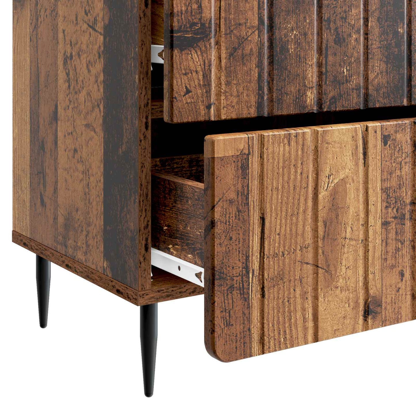 Armadio da Notte con cassetto Legno antico 62 x 34,5 x 49,5 cm | homemem39