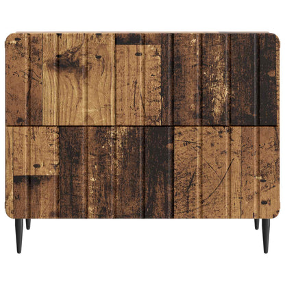 Armadio da Notte con cassetto Legno antico 62 x 34,5 x 49,5 cm | homemem39