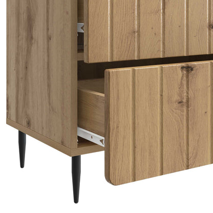 Armadio da Notte Rovere Artigianale 62 x 34,5 x 49,5 cm | homemem39