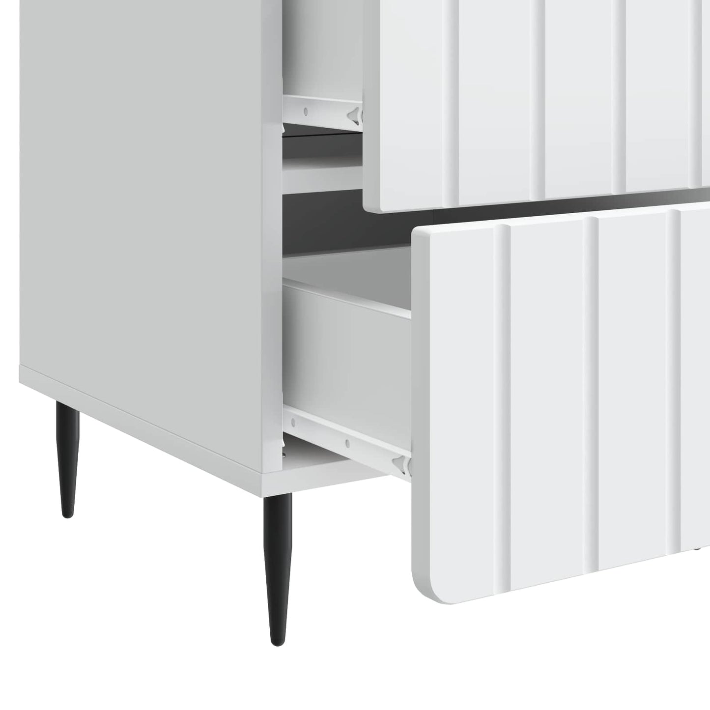 Armadio da Notte Bianco 43x 41 x 68 cm Legno ingegnerizzato