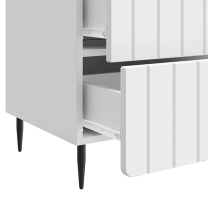 Armadio da Notte Bianco 43x 41 x 68 cm Legno ingegnerizzato