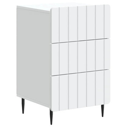 Armadio da Notte Bianco 43x 41 x 68 cm Legno ingegnerizzato