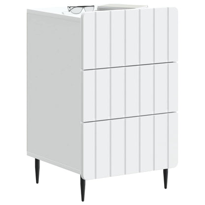 Armadio da Notte Bianco 43x 41 x 68 cm Legno ingegnerizzato