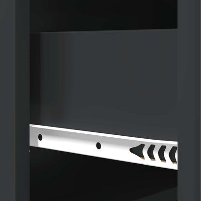 Mobile con Cassetti Nero 66 x 34,5 x 92 cm Legno ingegnerizzato | homemem39