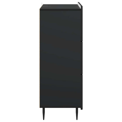 Mobile con Cassetti Nero 66 x 34,5 x 92 cm Legno ingegnerizzato | homemem39