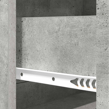 Mobile con Cassetti Grigio Cemento 66 x 34,5 x 92 cm