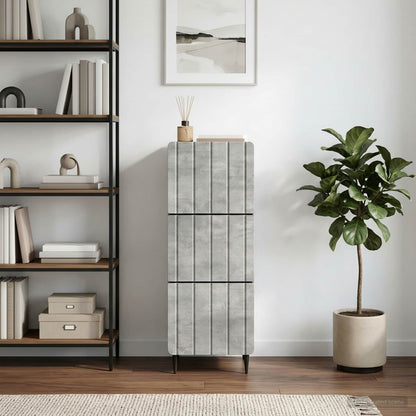 Mobile con Cassetti Grigio Cemento 33 x 34,5 x 92 cm