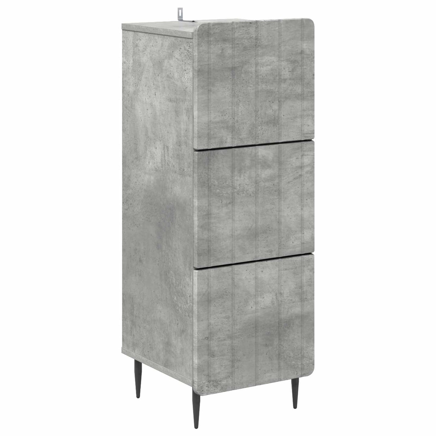 Mobile con Cassetti Grigio Cemento 33 x 34,5 x 92 cm