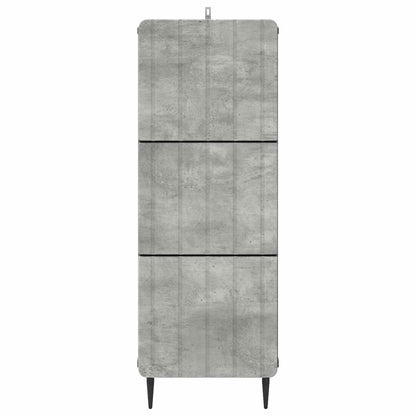 Mobile con Cassetti Grigio Cemento 33 x 34,5 x 92 cm