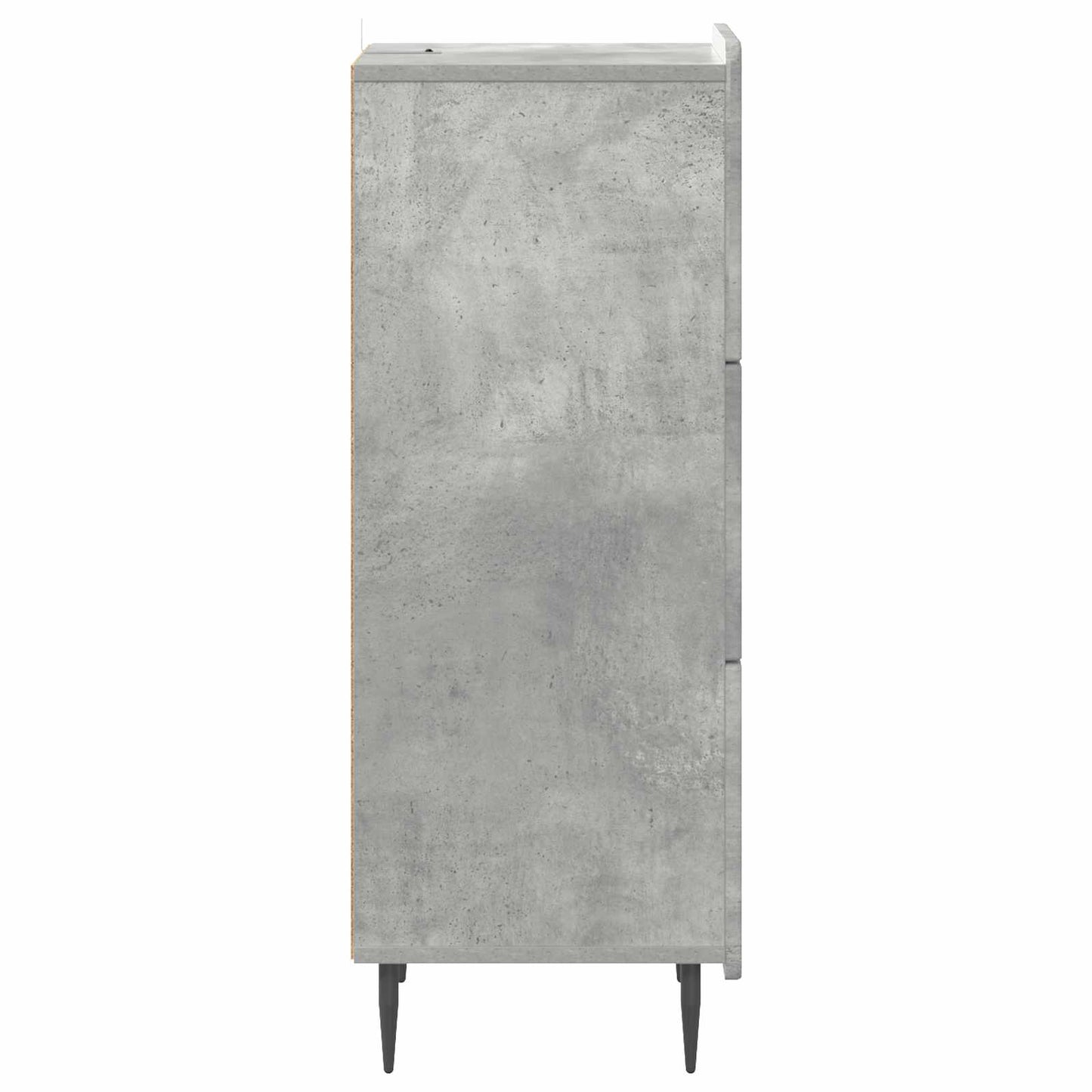 Mobile con Cassetti Grigio Cemento 33 x 34,5 x 92 cm