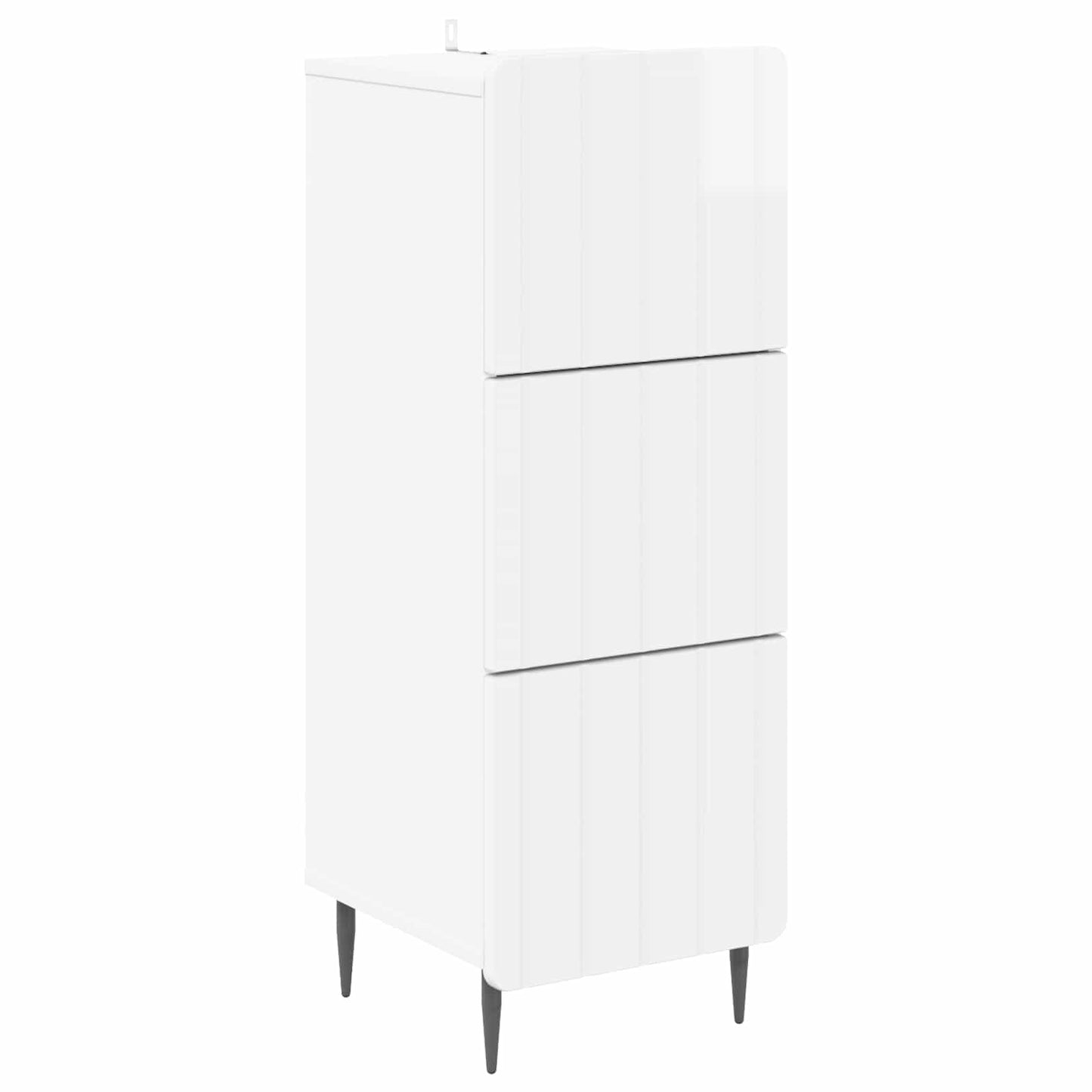 Mobile con Cassetti Bianco Lucido 33 x 34,5 x 92 cm | homemem39