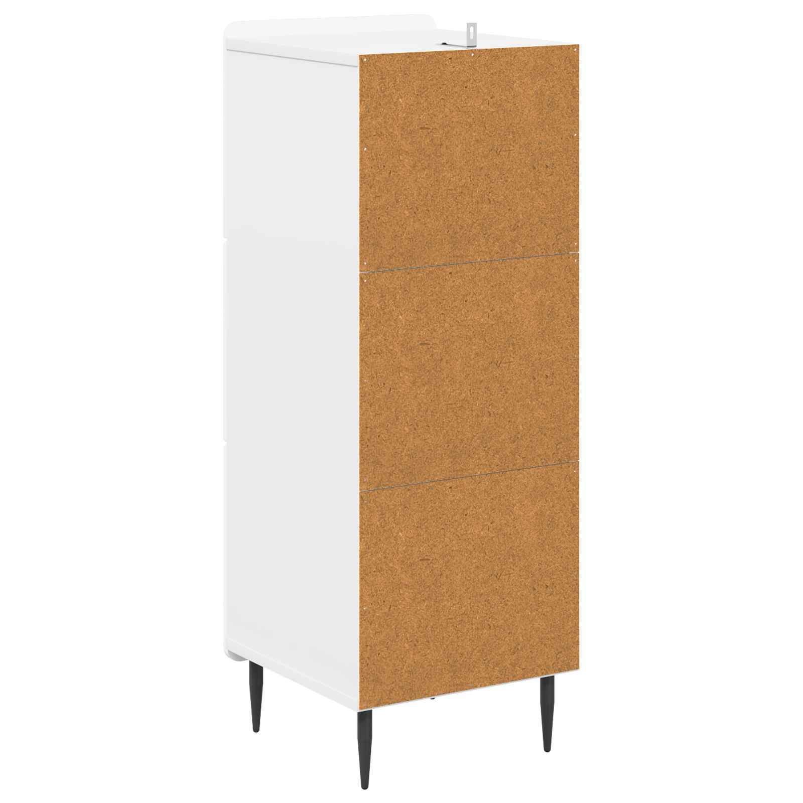 Mobile con Cassetti Bianco Lucido 33 x 34,5 x 92 cm | homemem39