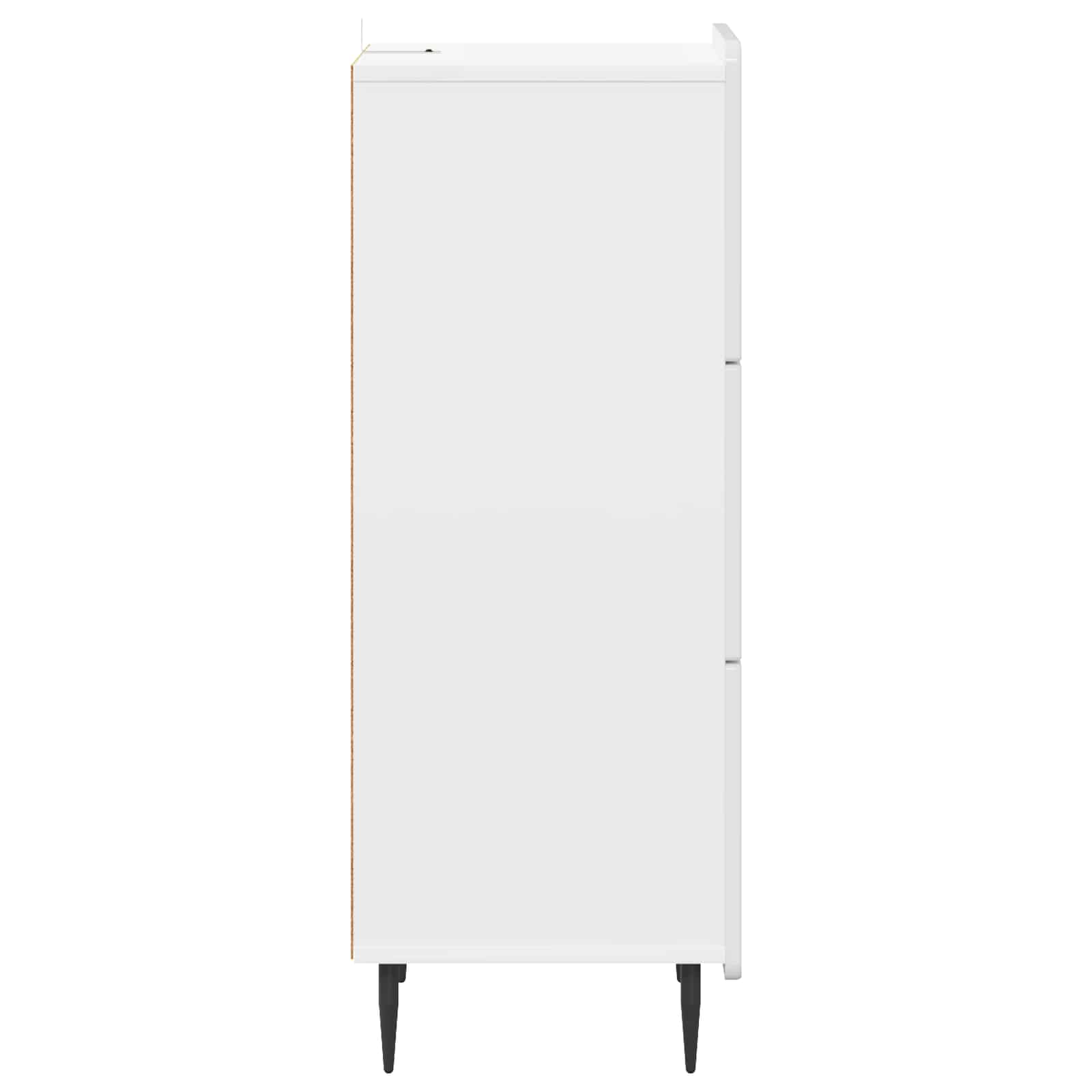 Mobile con Cassetti Bianco Lucido 33 x 34,5 x 92 cm | homemem39