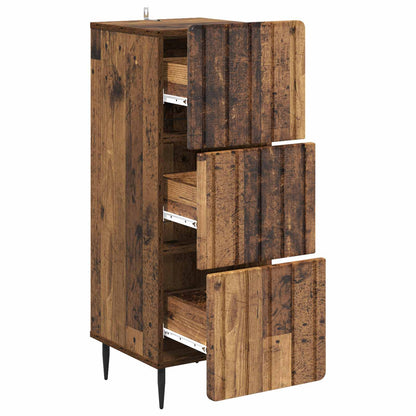 Mobile con Cassetti Legno antico 33 x 34,5 x 92 cm
