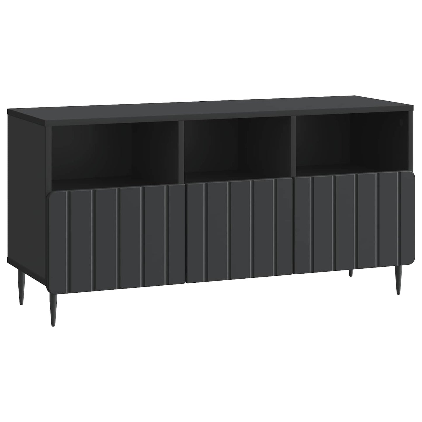 Mobile TV Nero 102 x 34,5 x 50 cm Legno ingegnerizzato
