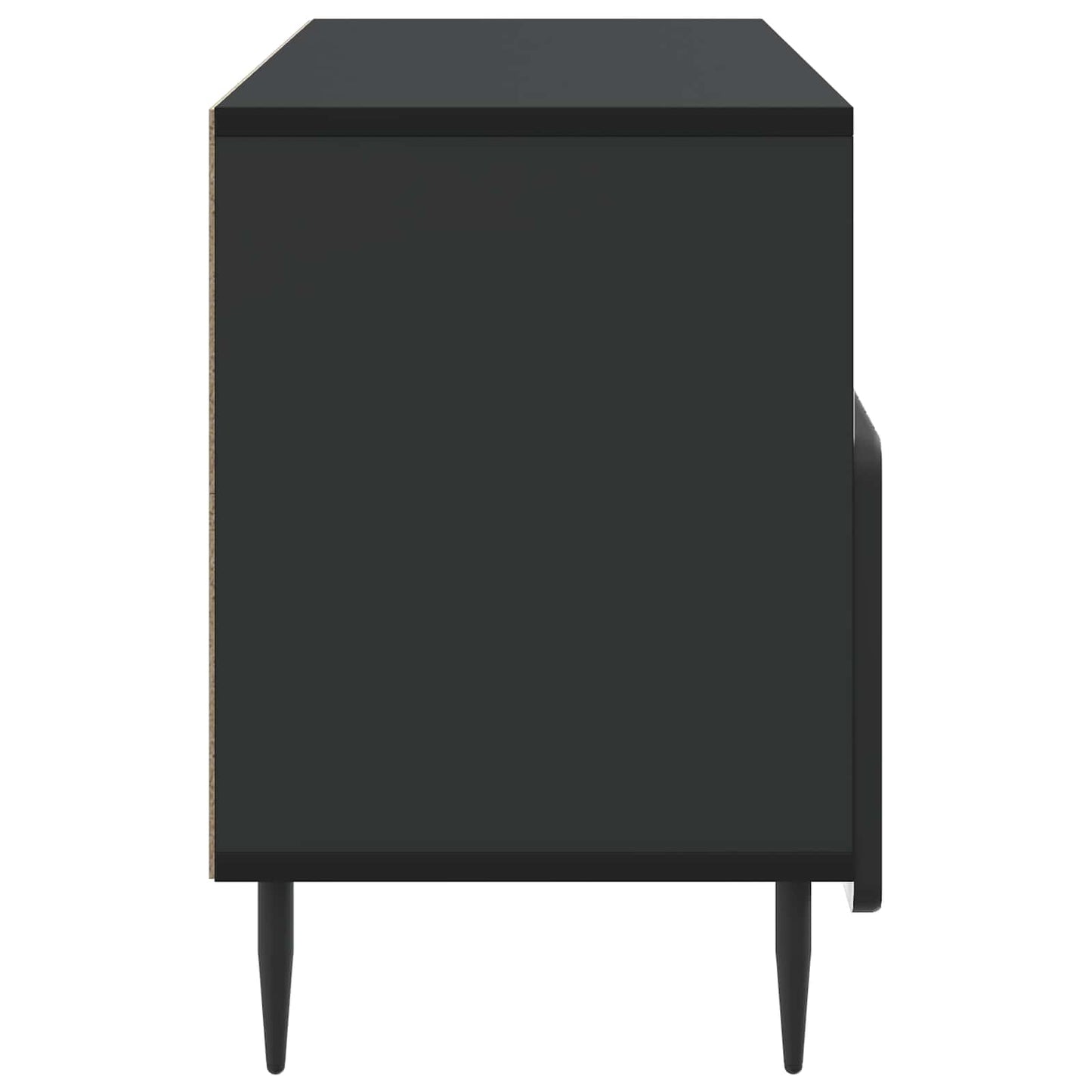 Mobile TV Nero 102 x 34,5 x 50 cm Legno ingegnerizzato