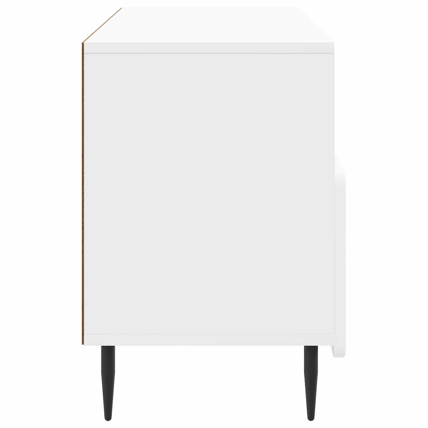 Mobile TV Bianco Lucido 102 x 34,5 x 50 cm Legno ingegnerizzato | homemem39