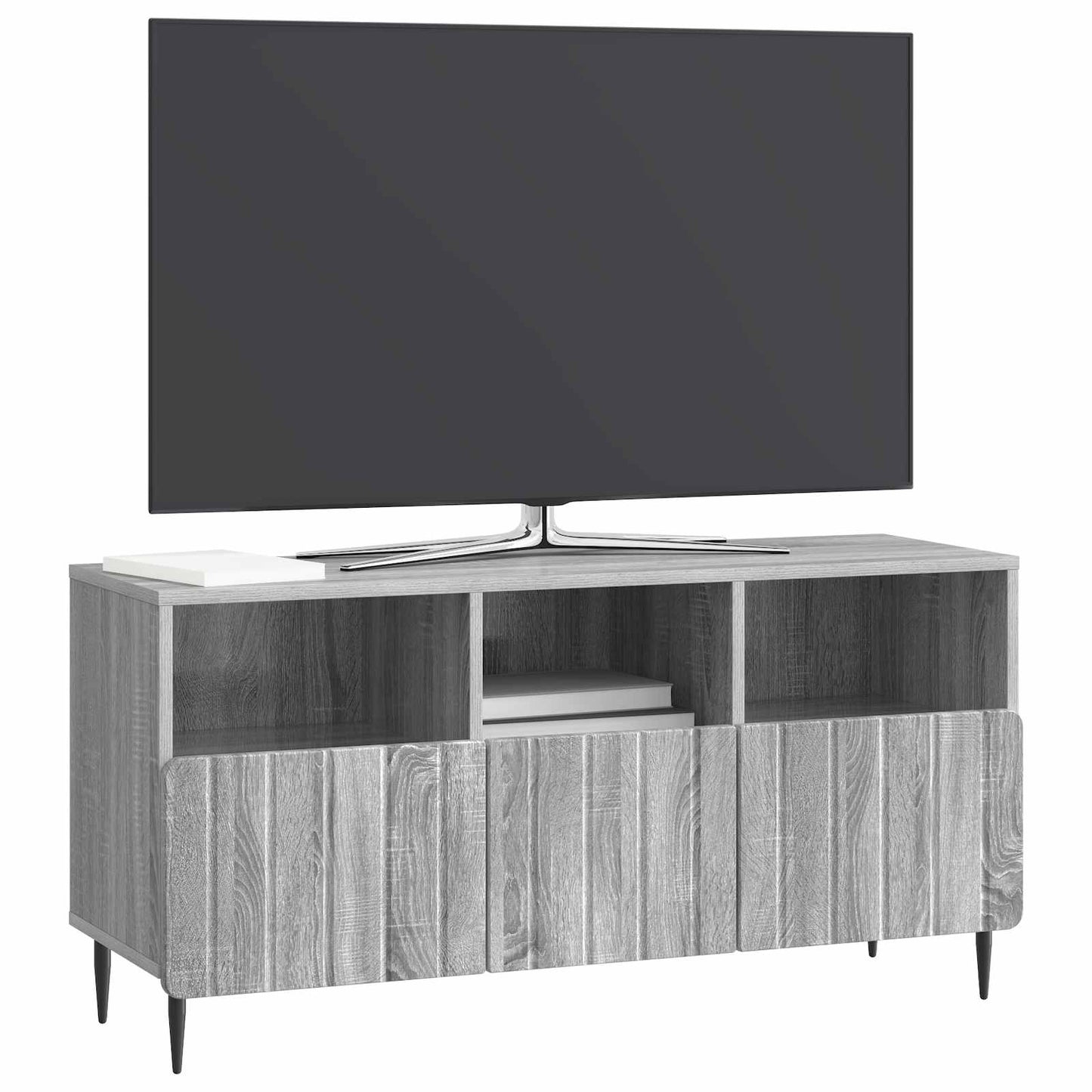 Mobile TV Grigio Sonoma 102 x 34,5 x 50 cm Legno ingegnerizzato | homemem39