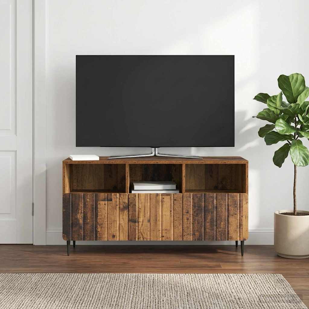 Mobile TV Legno antico 102 x 34,5 x 50 cm Legno ingegnerizzato