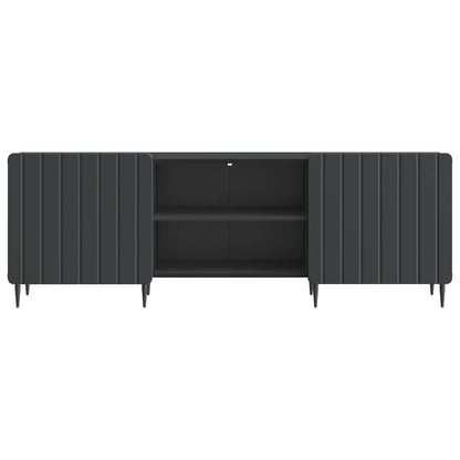 Mobile TV Nero 150 x 31 x 52 cm Legno ingegnerizzato | homemem39