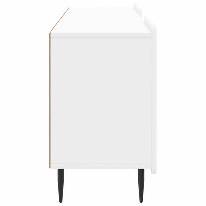 Mobile TV Bianco Lucido 150 x 31 x 52 cm Legno ingegnerizzato | homemem39