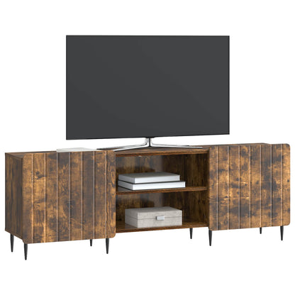 Mobile TV Rovere Fumo 150 x 31 x 52 cm Legno ingegnerizzato | homemem39