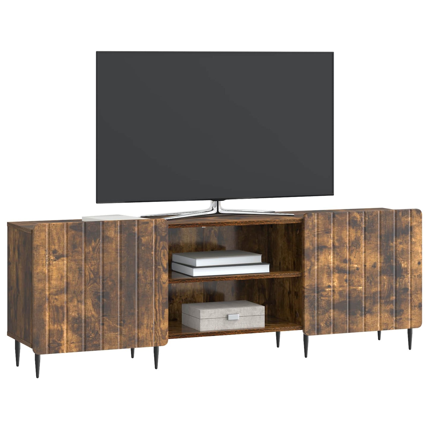 Mobile TV Rovere Fumo 150 x 31 x 52 cm Legno ingegnerizzato