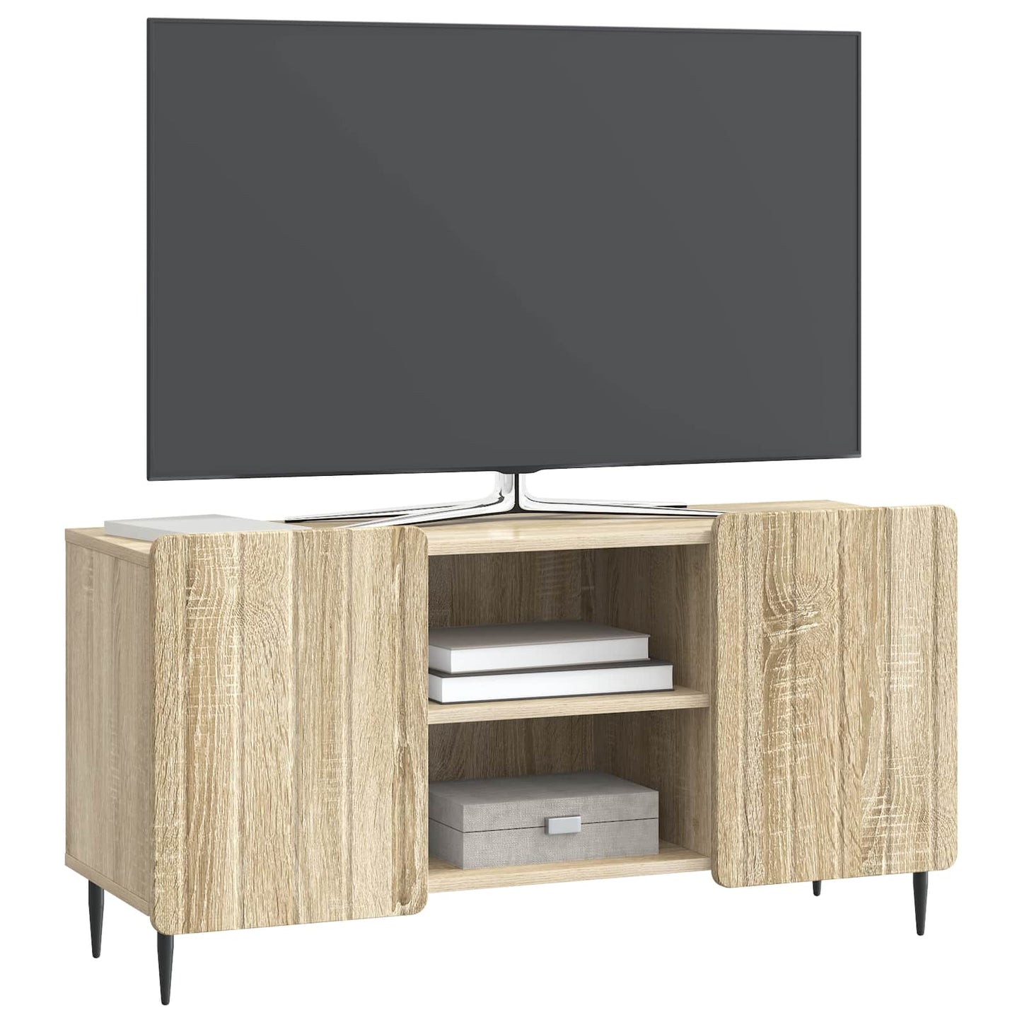 Mobile TV Rovere Sonoma 102 x 34,5 x 52 cm Legno ingegnerizzato | homemem39