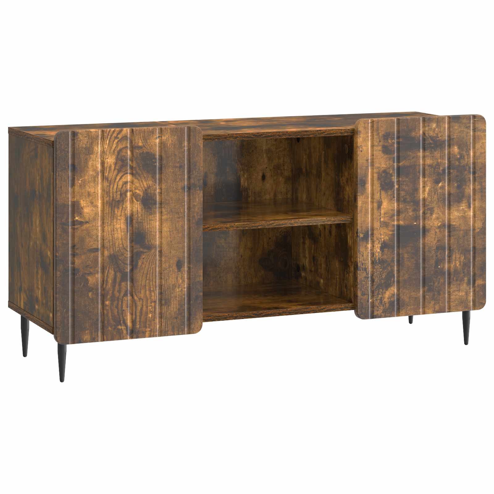 Mobile TV Rovere Fumo 102 x 34,5 x 52 cm Legno ingegnerizzato | homemem39