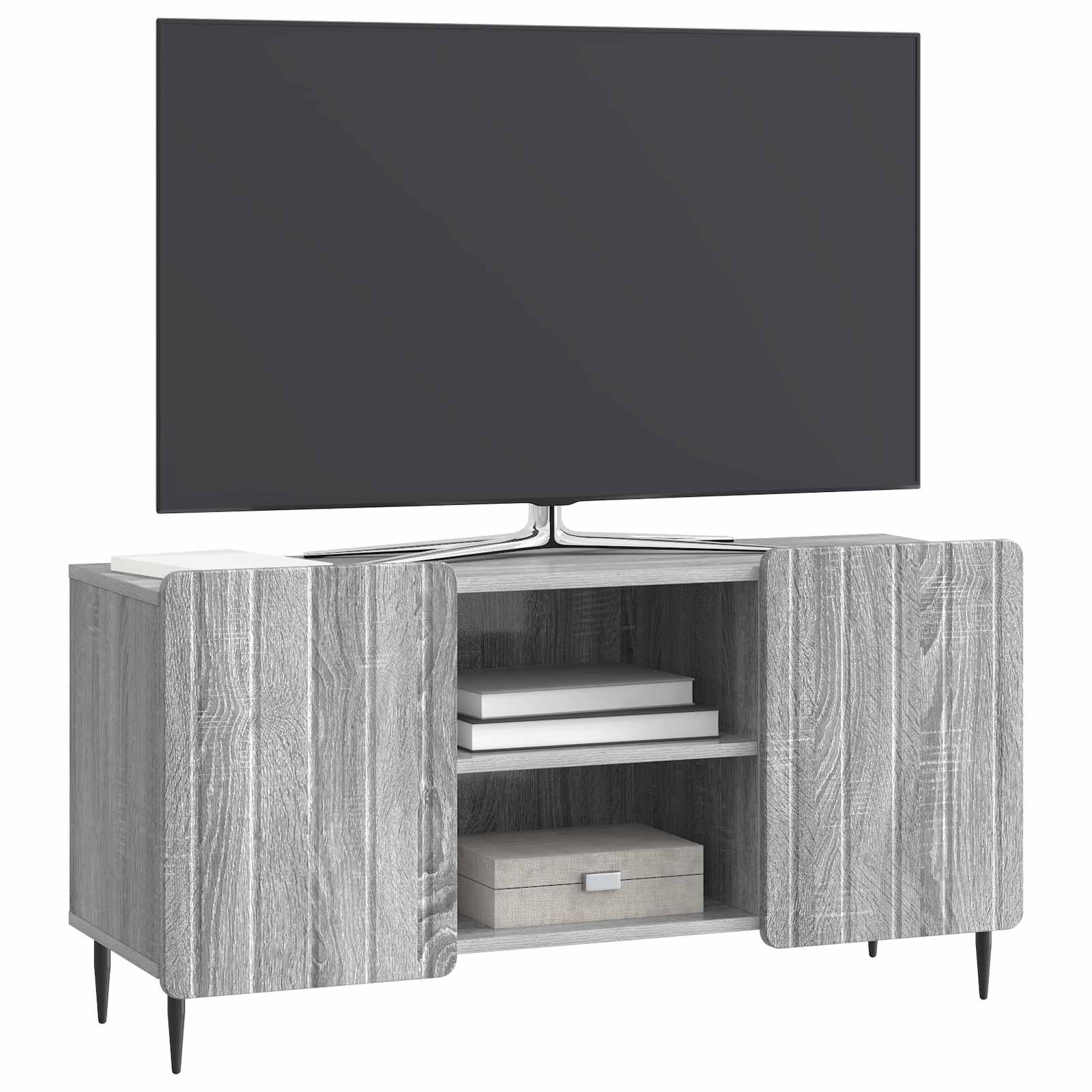 Mobile TV Grigio Sonoma 102 x 34,5 x 52 cm Legno ingegnerizzato | homemem39