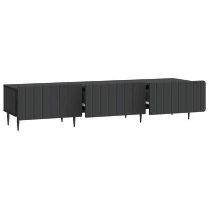 Mobile TV Nero 147 x 34,5 x 32 cm Legno ingegnerizzato | homemem39