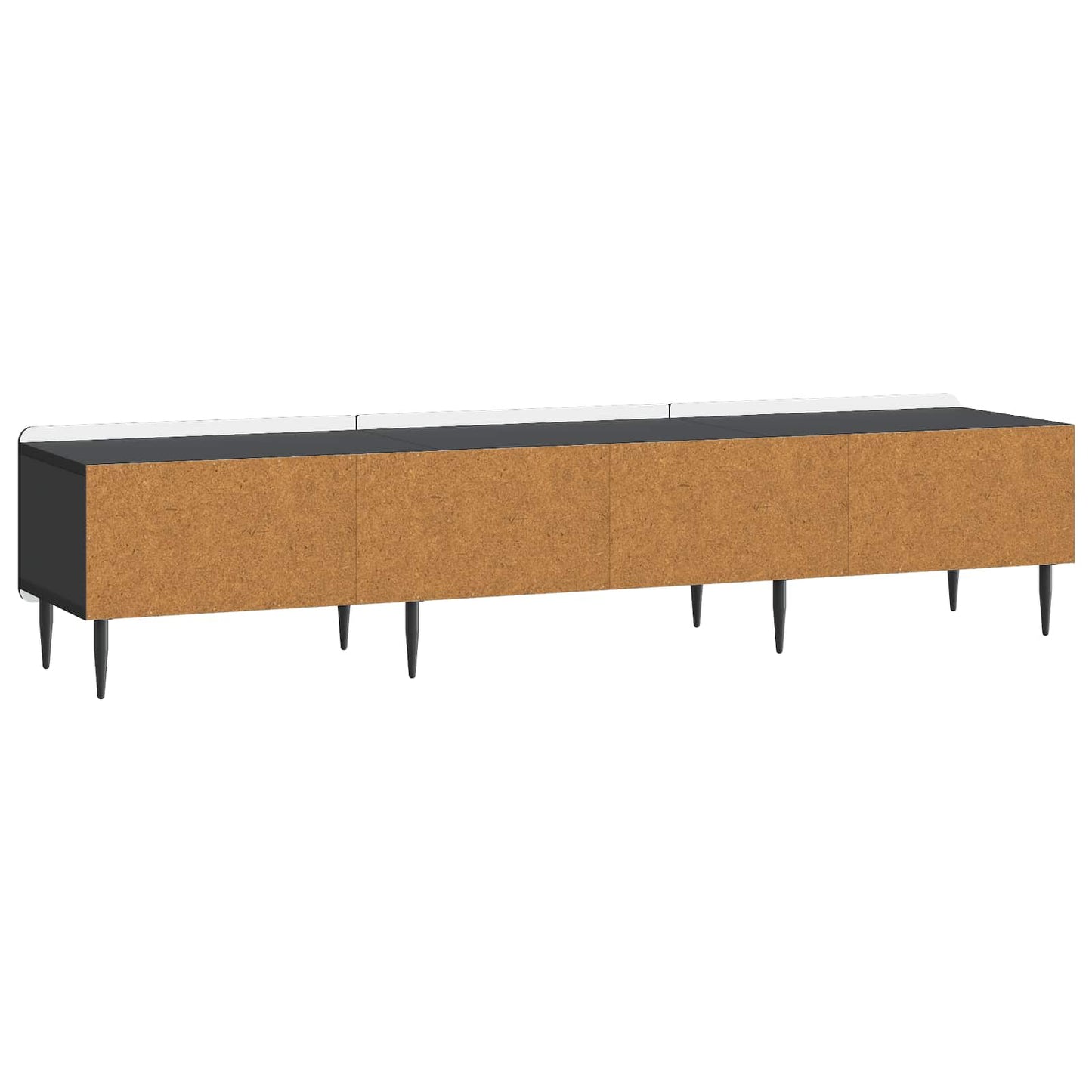 Mobile TV Nero 147 x 34,5 x 32 cm Legno ingegnerizzato | homemem39